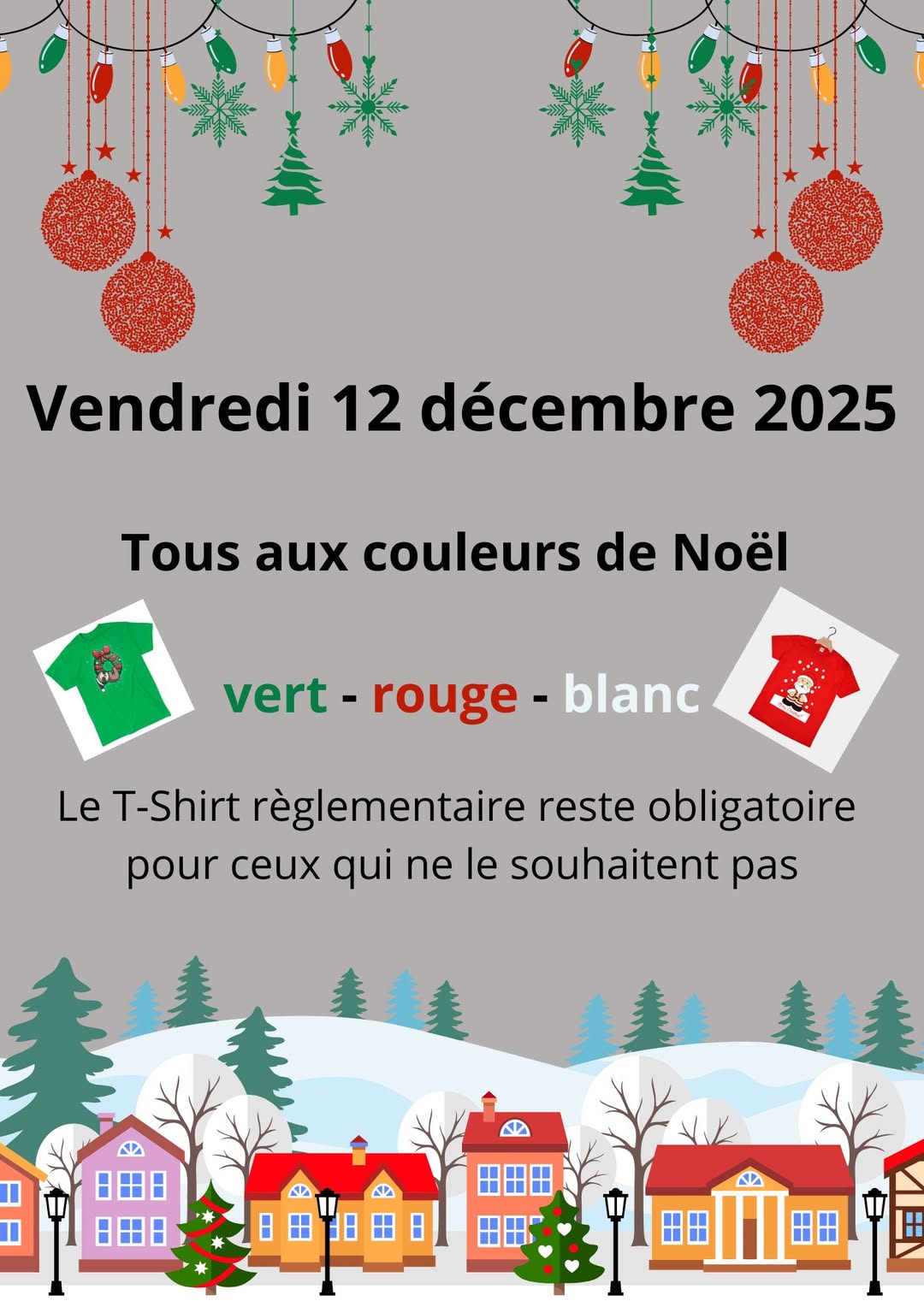 Tous aux couleurs de Noël !
