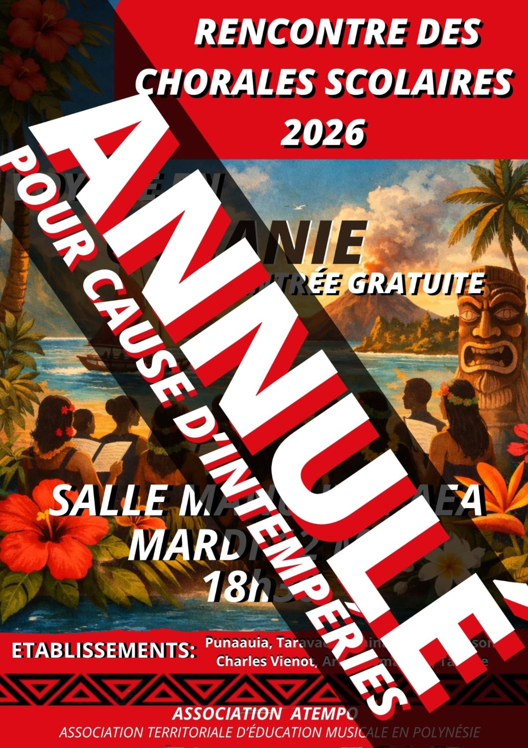 Rencontres chorales reportées