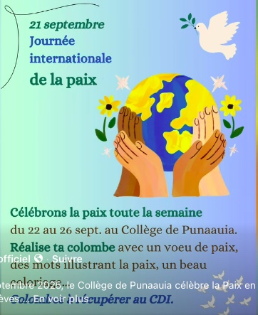 La semaine de la Paix